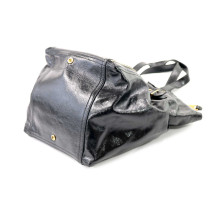 Saint Laurent Downtown Vintage Pelle Lucida Nera