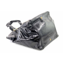 Saint Laurent Downtown Vintage Pelle Lucida Nera