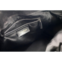 Saint Laurent Downtown Vintage Pelle Lucida Nera