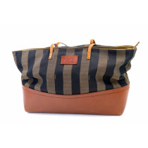 Fendi Shopping Tessuto Marrone