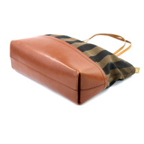 Fendi Shopping Tessuto Marrone