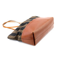 Fendi Shopping Tessuto Marrone