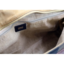Fendi Shopping Tessuto Marrone
