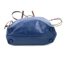 Miu Miu Shopping Pelle Blu e Marrone