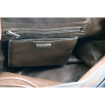 Miu Miu Shopping Pelle Blu e Marrone