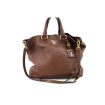 Prada Shopping Pelle Marrone