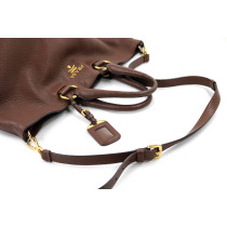 Prada Shopping Pelle Marrone
