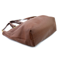 Prada Shopping Pelle Marrone