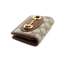 Gucci Portafoglio Horsebit GG Beige