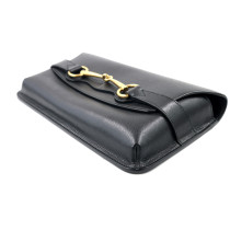 Gucci Bright Bit Pochette Pelle di Vitello Nera