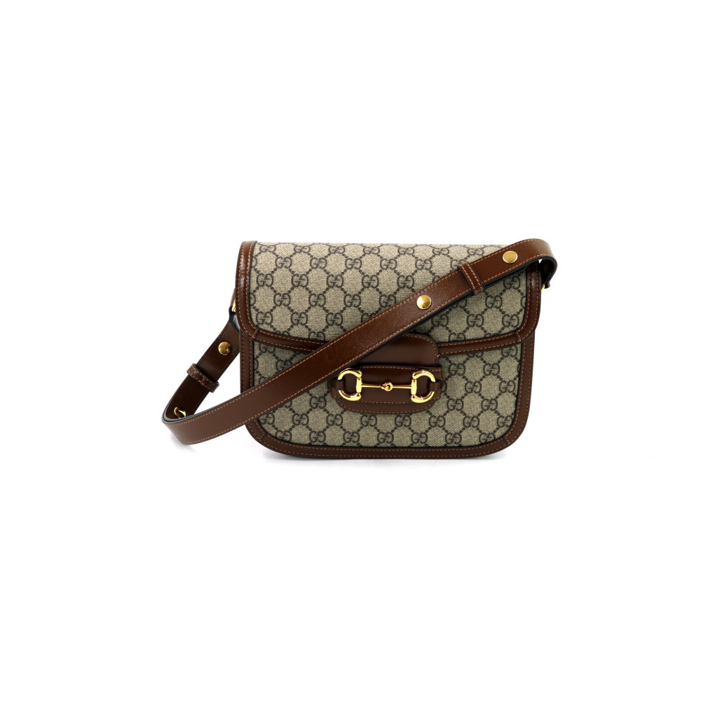 Gucci Horsebit Media GG Beige