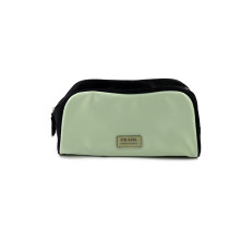 Prada Trousse Nylon Nero e Menta