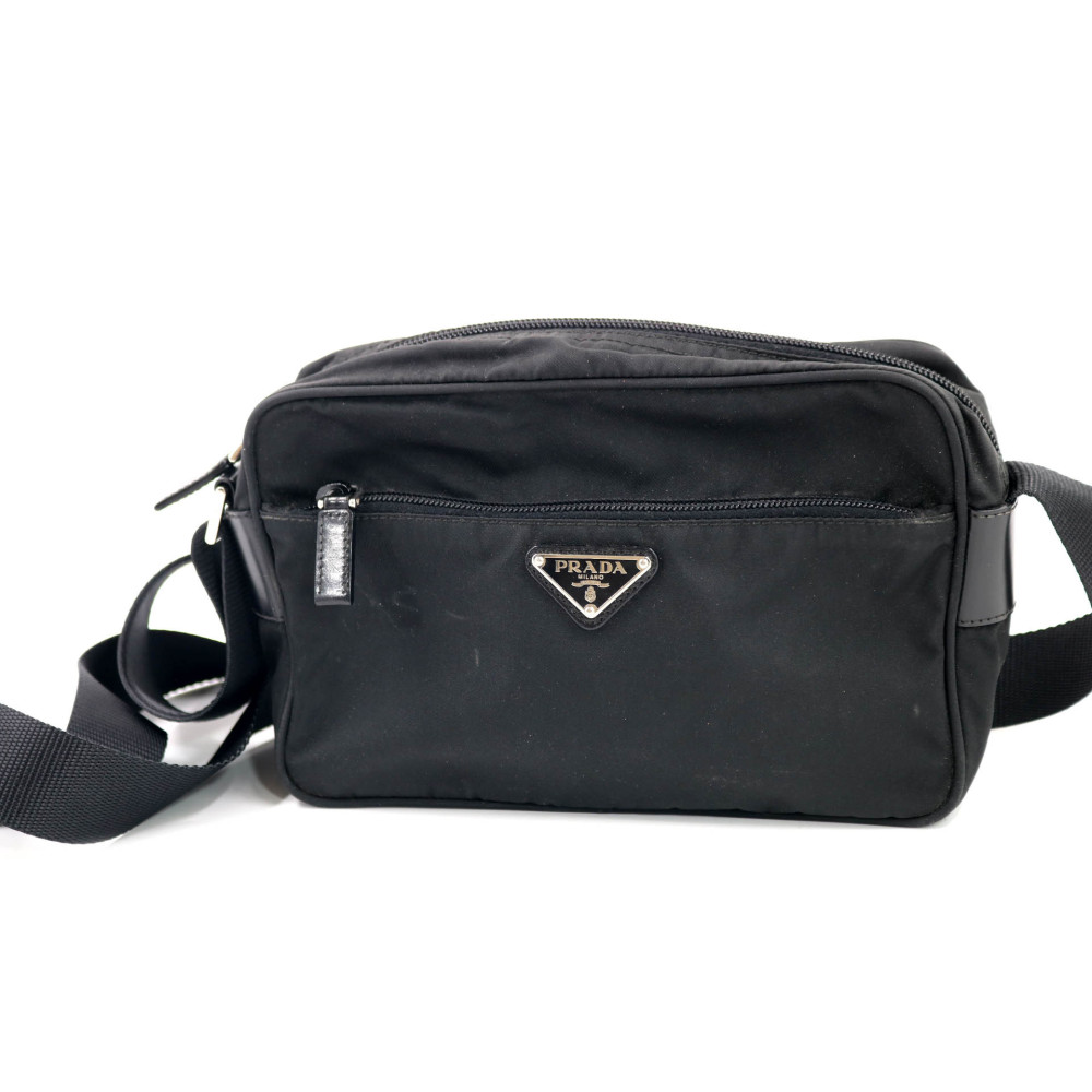 Prada Tracolla Nylon Nero