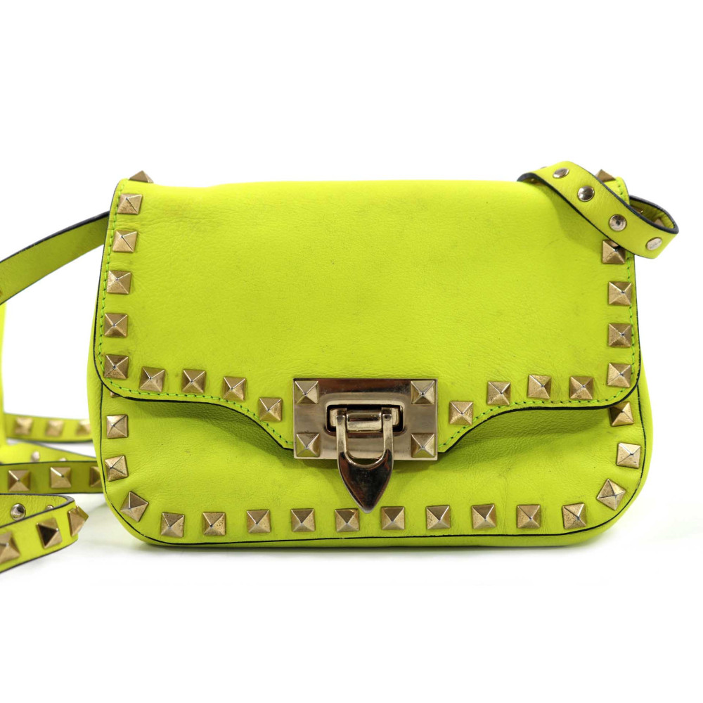 Valentino Tracollina Pelle Gialla