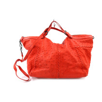 Bottega Veneta Shopping Struzzo Rossa
