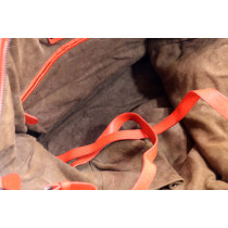Bottega Veneta Shopping Struzzo Rossa