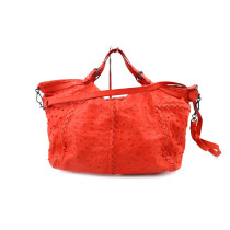 Bottega Veneta Shopping Struzzo Rossa