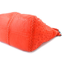 Bottega Veneta Shopping Struzzo Rossa