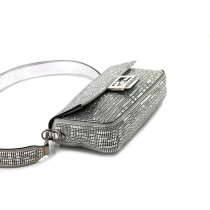 Fendi Baguette Paillettes Argento