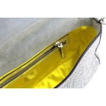 Fendi Baguette Paillettes Argento