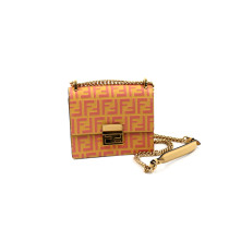 Fendi Kan U Pelle Rosa e Giallo