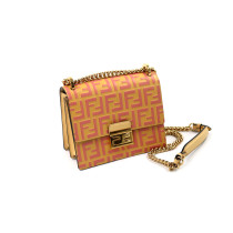 Fendi Kan U Pelle Rosa e Giallo