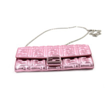 Fendi Woc Pelle Rosa Irridescente