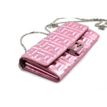 Fendi Woc Pelle Rosa Irridescente