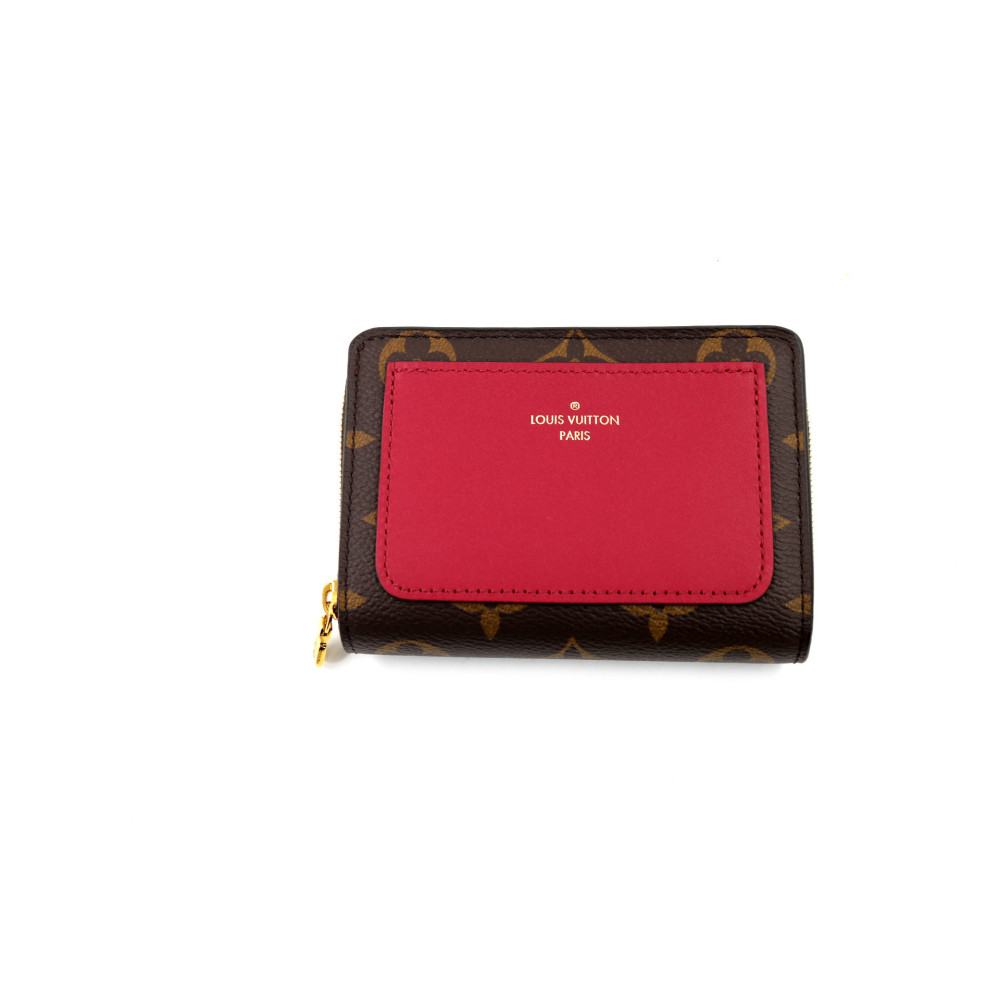 Louis Vuitton Portafoglio Lou Wallet Monogram e Pelle Bordeaux