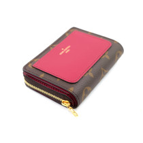 Louis Vuitton Portafoglio Lou Wallet Monogram e Pelle Bordeaux