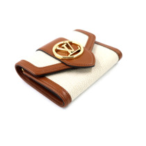 Louis Vuitton Portafoglio Pont Neuf Wallet Tela Beige