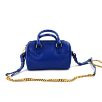 Saint Laurent Bauletto Pelle Blu