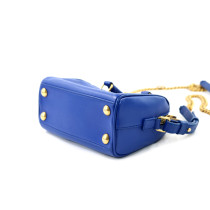 Saint Laurent Bauletto Pelle Blu