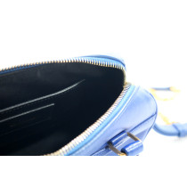Saint Laurent Bauletto Pelle Blu
