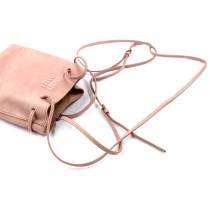 Miu Miu Tracollina Pelle Rosa