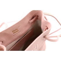 Miu Miu Tracollina Pelle Rosa