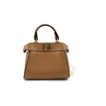 Fendi Peekaboo Pelle Marrone
