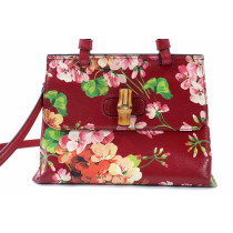 Gucci Bamboo Pelle Rossa