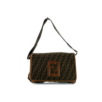 Fendi Tracolla Zucca Marrone