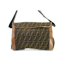 Fendi Tracolla Zucca Marrone