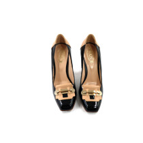 Tod's Decollete Vernis Nera e Beige