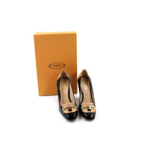 Tod's Decollete Vernis Nera e Beige