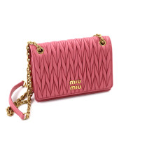 Miu Miu Tracollina Pelle Rosa