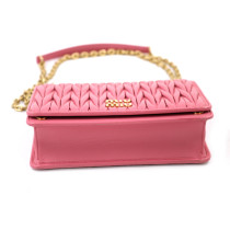 Miu Miu Tracollina Pelle Rosa