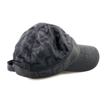 Fendi Cappello Cotone e Nylon Nero