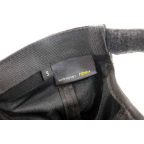 Fendi Cappello Cotone e Nylon Nero