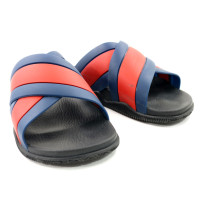 Gucci Ciabatte Gomma Rossa e Blu