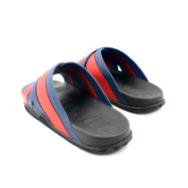 Gucci Ciabatte Gomma Rossa e Blu