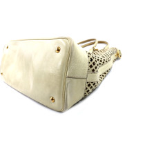Miu Miu Shopping Pelle Traforata Burro