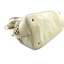 Miu Miu Shopping Pelle Traforata Burro